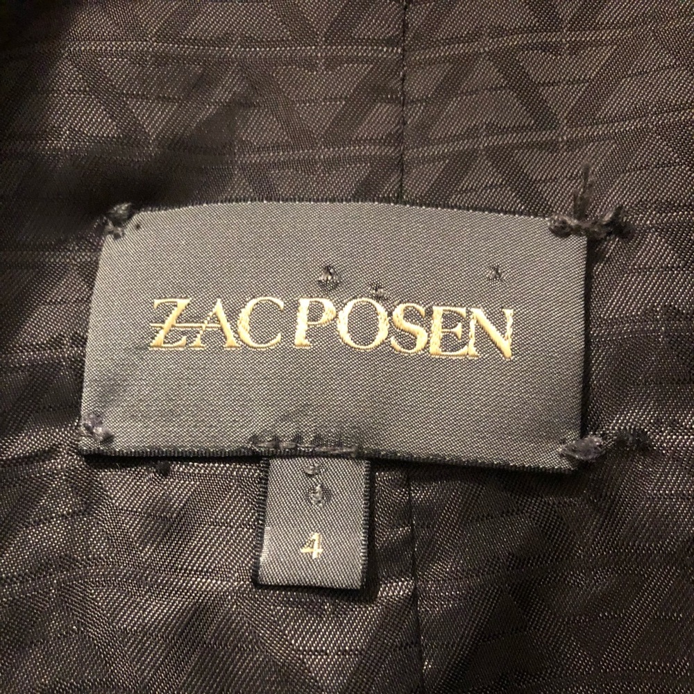 *SALE* Zac Posen Chic  Black Coat - Picture 8 of 11